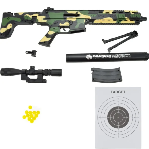 Pistolet na kulki Karabin Snajperka MORO z laserem