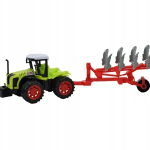 TRAKTOR CIĄGNIK NAPĘD PŁUG ZESTAW FARMER MASZYNA