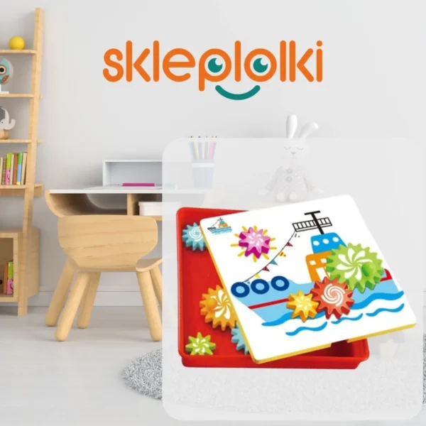 UKŁADANKA GUZIKOWA EDUKACYJNE PLANSZE TABLICE DLA DZIECI KREATYWNA MOZAIKA