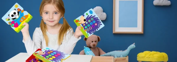 UKŁADANKA GUZIKOWA EDUKACYJNE PLANSZE TABLICE DLA DZIECI KREATYWNA MOZAIKA