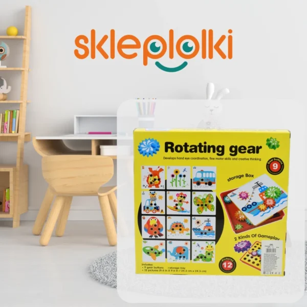 UKŁADANKA GUZIKOWA EDUKACYJNE PLANSZE TABLICE DLA DZIECI KREATYWNA MOZAIKA